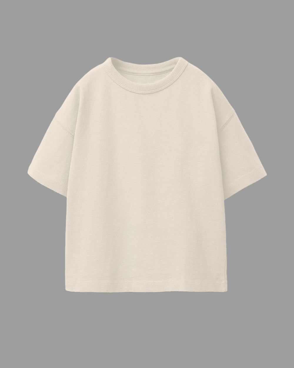 Round neck - white Tshirt