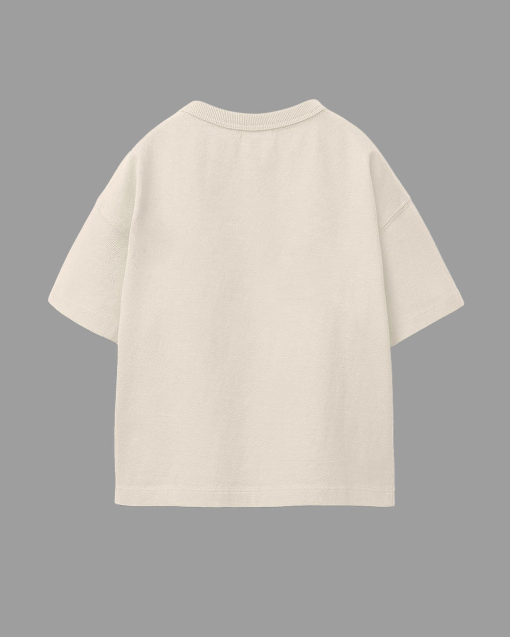 Round neck - white Tshirt