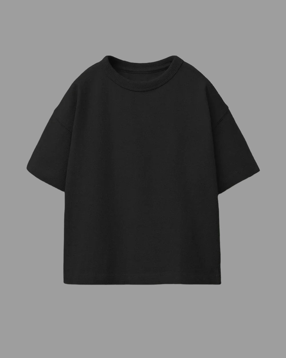 Round neck - Black Tshirt